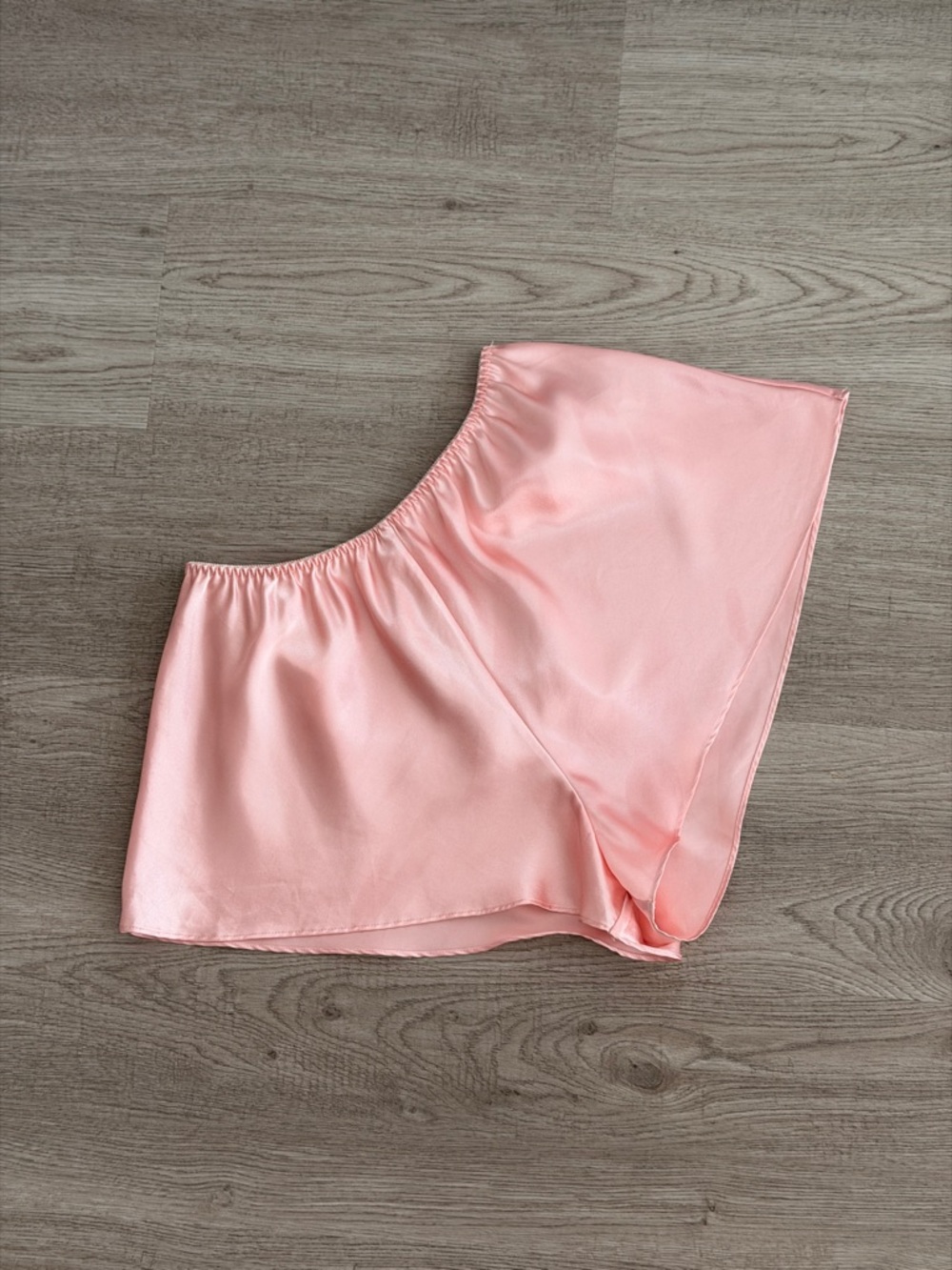 Pink Satin Shorts